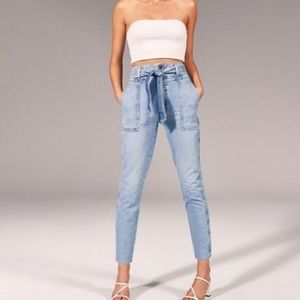 Abercrombie Tie Front Jeans